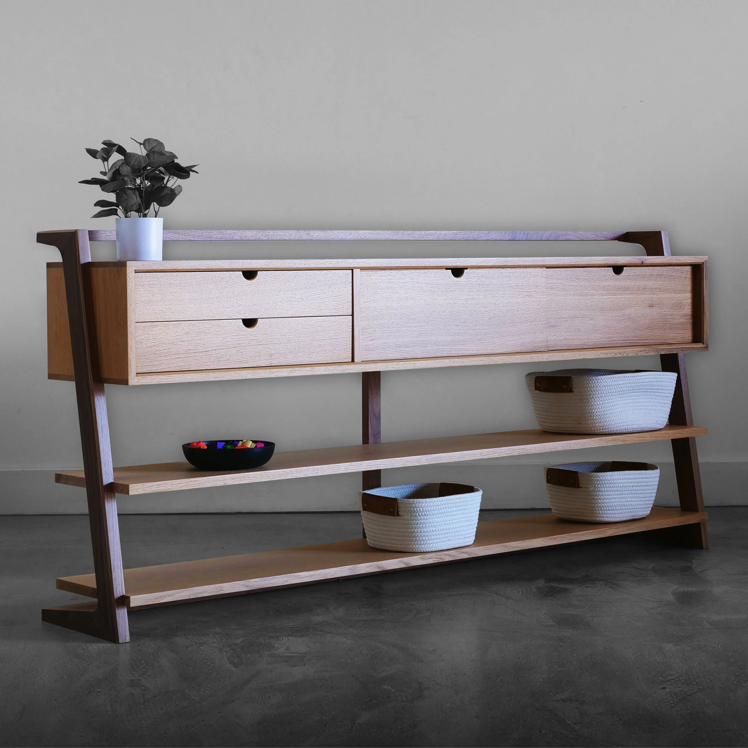The Pico Console & Wall Organizer Product Page — Foureyes Furniture